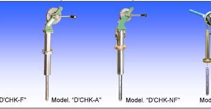 Tank bottom dryness checking device